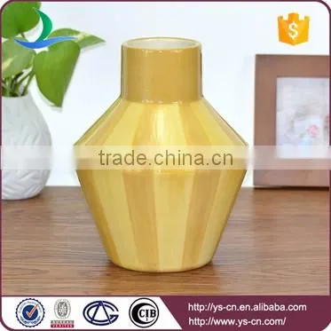 Colorful hand-painted line home decoration ceramic flower vase