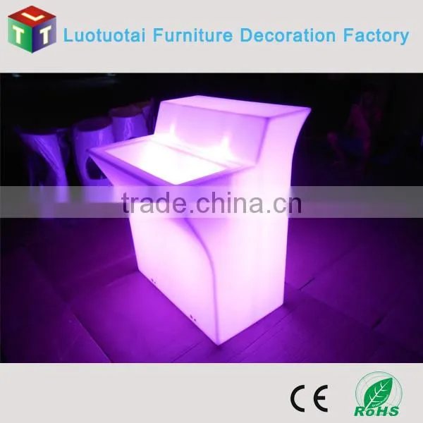 Illuminated brilliant LED lighting bar design modern bar counter