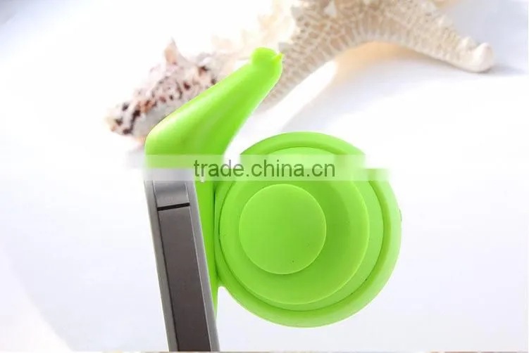 2015 New Arrival Best Present Gift Mini Speaker Snail Shape Mini Speaker Which Could Be Stand For Mobile Phones
