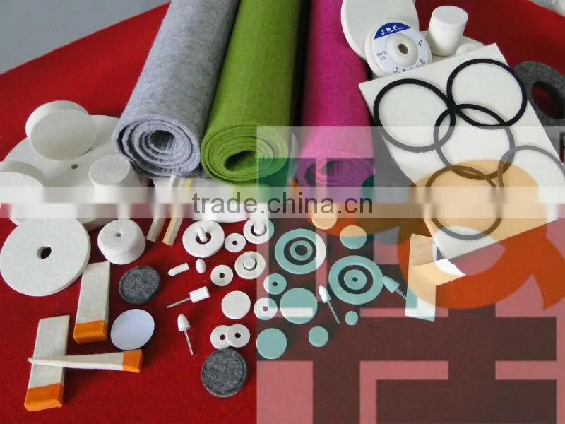 100% wool felt bar and strip for industrial use