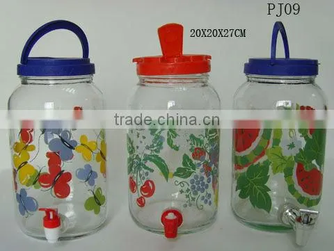giant glass wine beverage liquor infusion jar