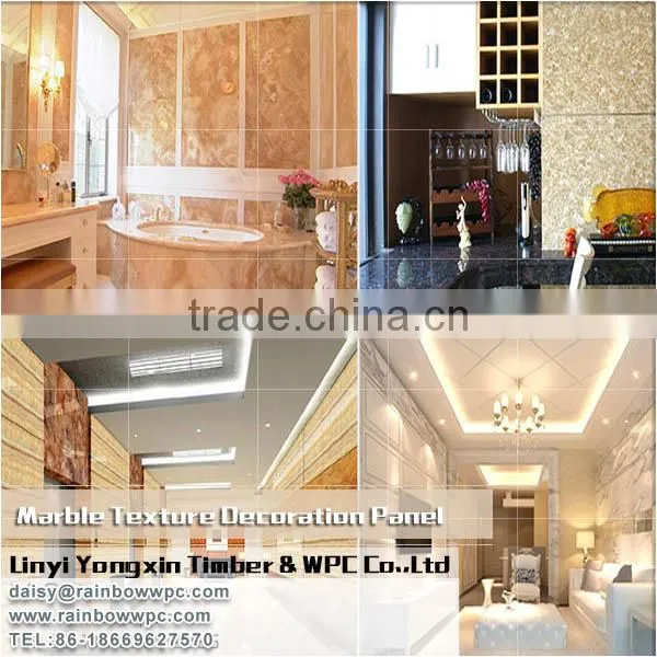 2016 new price Marble Texture series board wall panel ,indoor wall panel