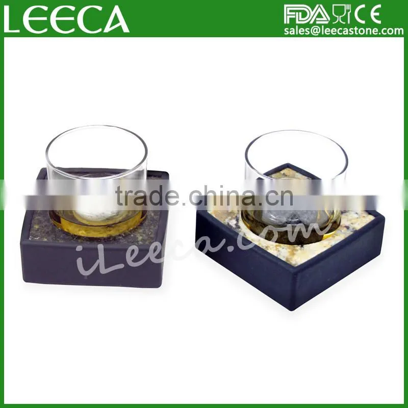 Leeca whiskey ice wine stone cup