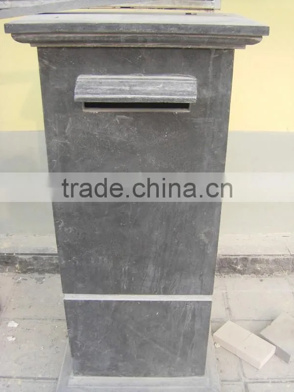 outdoor decoration cheap antique granite stone mailbox wholesale
