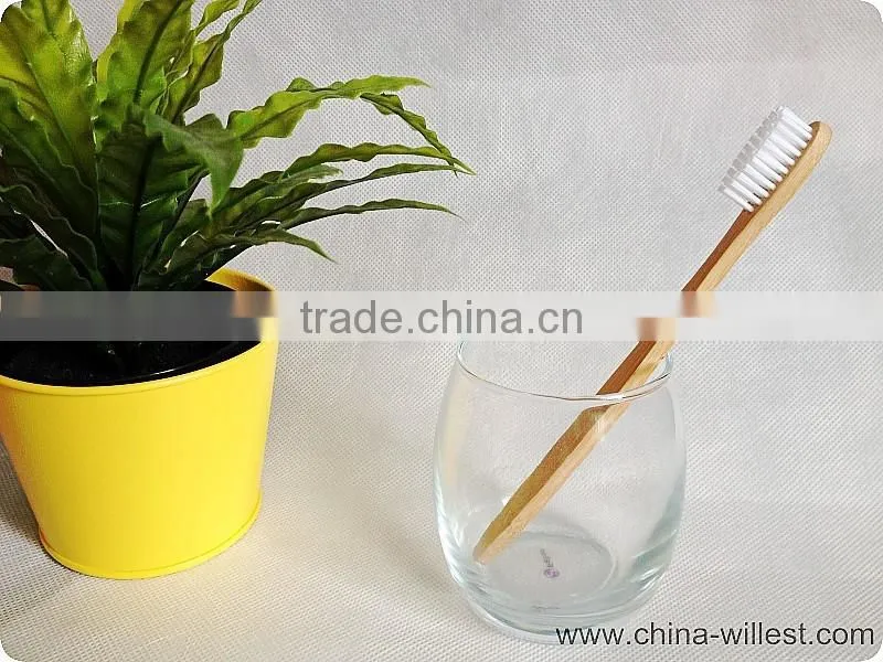 white color toothbrush, bamboo toothbrush