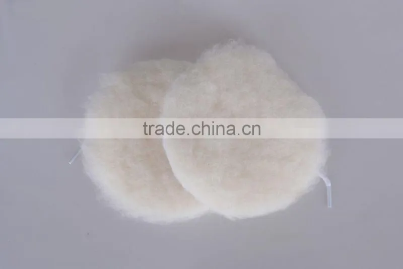 100% wool pad/car polishing pad/wool polishing bonnet