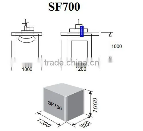 EUROPEAN QUALITY CE spindle moulder with sliding table SF700