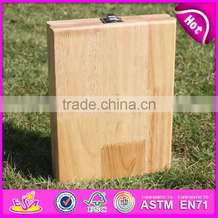 2016 hot sale wooden chess game for kids, best design wooden chess game for kids W01A140