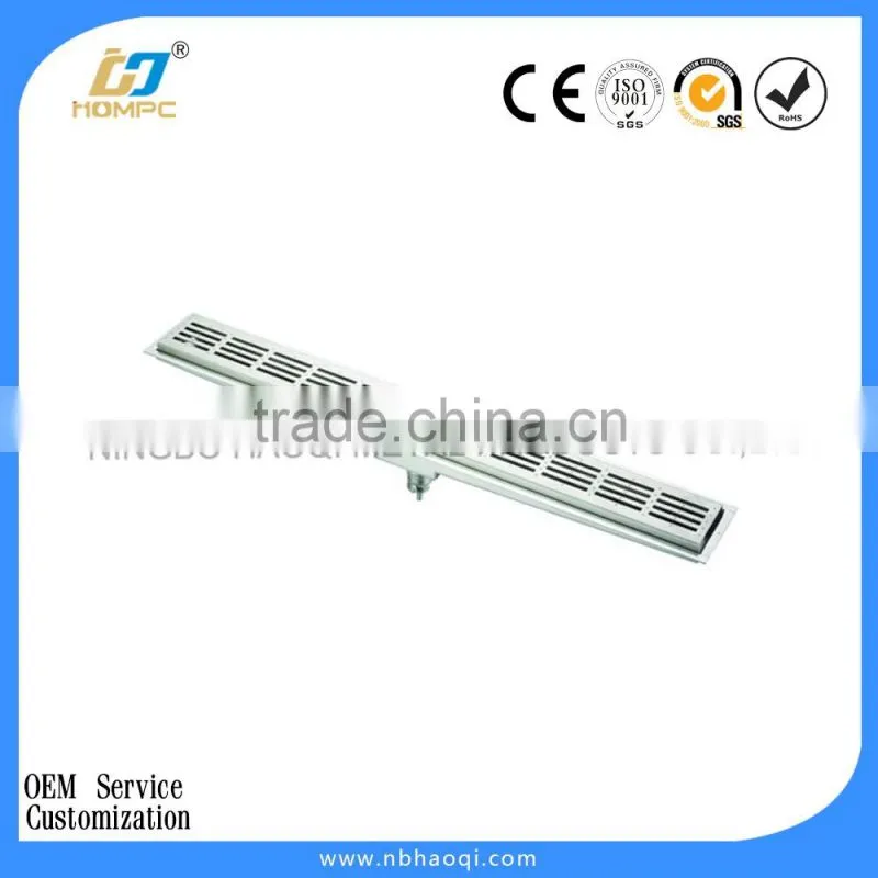 bathroom accessories manufacturer long floor drain shower drain