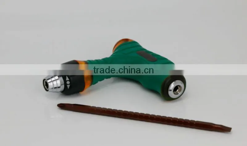 Berrylion China Multifuction Ratchet Screwdriver with 2 head