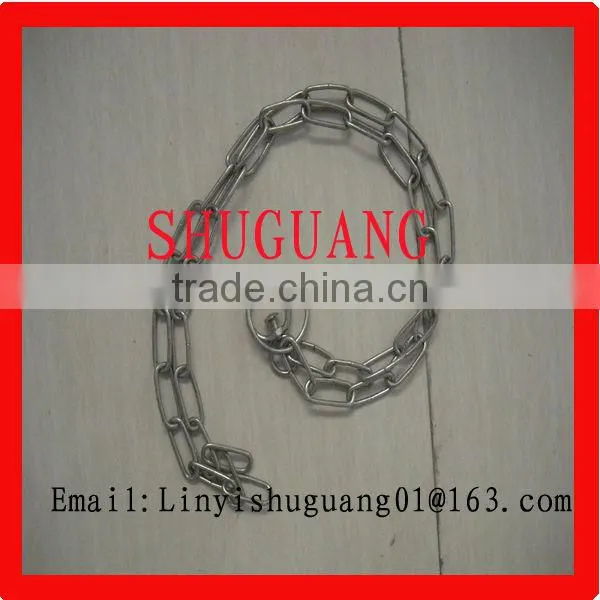 Cheaper Dog Chain With Nylon Handle/Pvc Handle