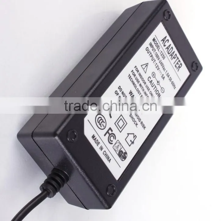 Mass Power AC Adapter Ktec Input 110~240v ac 50/60hz 12V 5A Lipo battery changer power Supply adapter Black