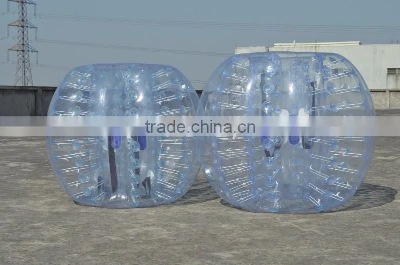 Factory directly children adult soccer bubble ball inflatable soccer glass bubble ball
