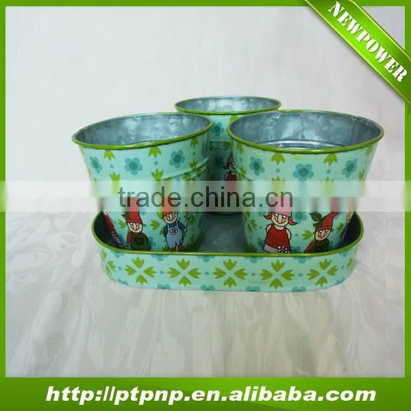 Newest design Metal Flower Pot for Garden