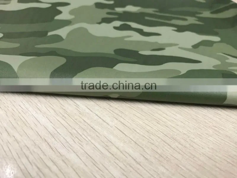 100% polyester pongee fabric/240T camouflage pongee fabric/print polyester pongee fabric