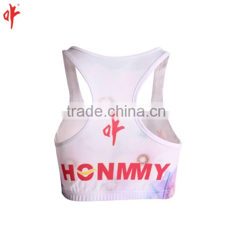 New arrivals sublimation fitness & yoga wear , yoga bra