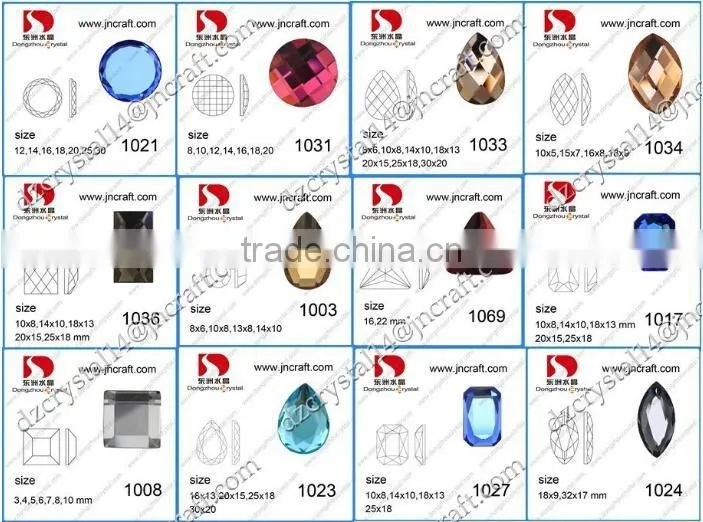 50MM Round Flat Back Glass Stones Jewelry Accessories Unfoiled Transparent Glass for Home Decor