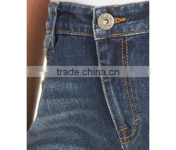 Plus Size Denim Bermuda Shorts