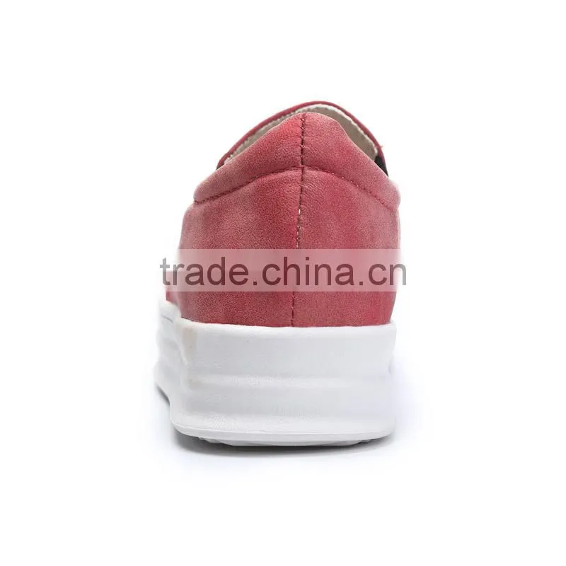 genuine leather women fashion loafers shoe sample had, adults fashion casual shoes best quality price cheap