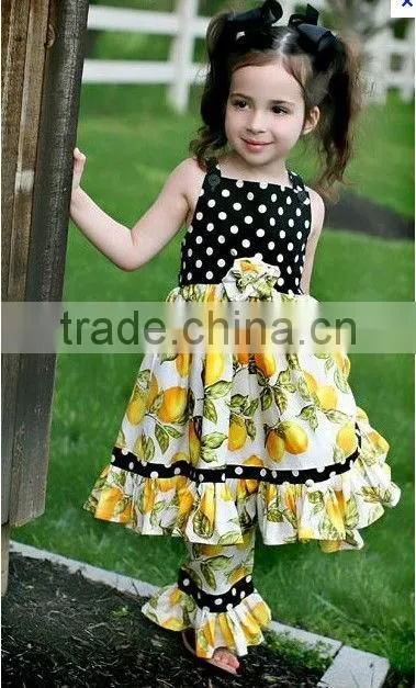 Fall Thanksgiving Turkey Dress - Custom Boutique Clothing Girl Peasant Ruffle Dress