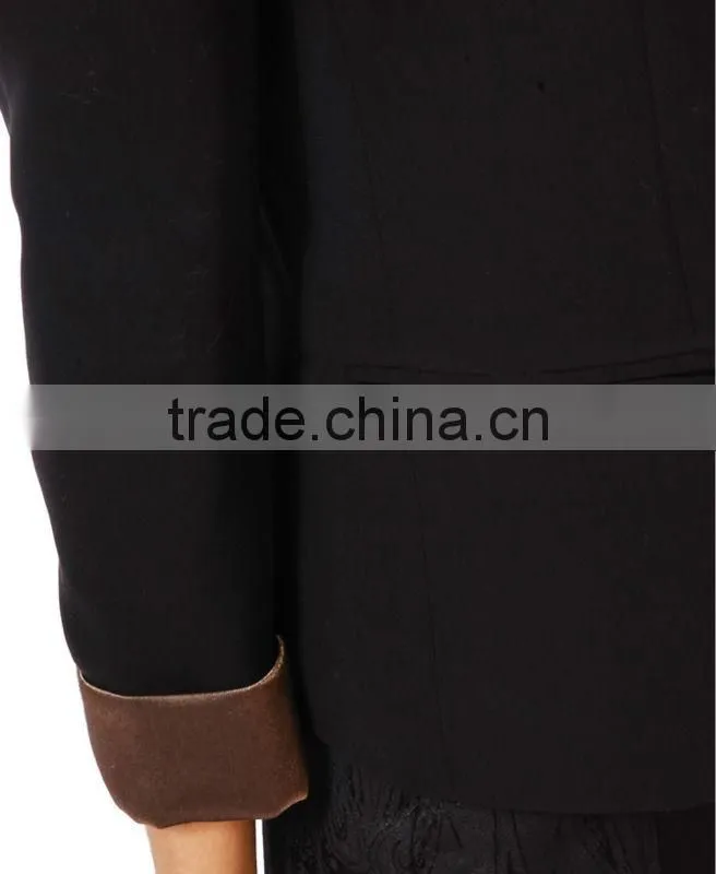 Lustrous Cuff Blazer