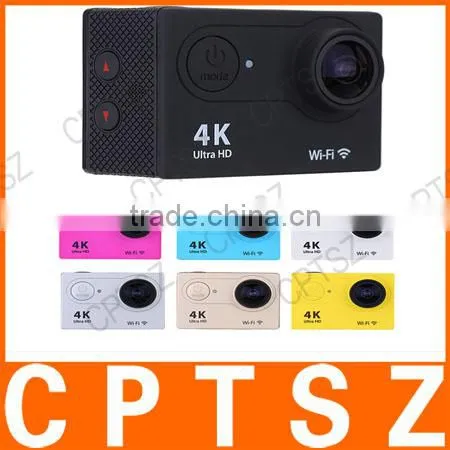 Full HD 4K(3840*2160) Ultra HD Wifi 30M Waterproof 2.0" 1080p 60fps 12MP Sports Action Camera DV 170 Wide Angel Lens