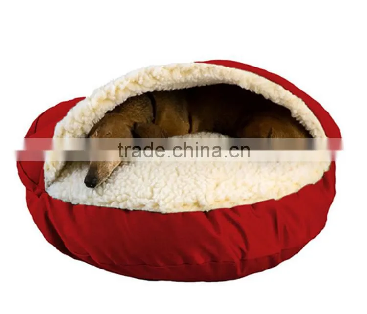Warm Round Custom Polyester Fiber Dirt-Proof Wear-Resistant large dog bed dimensions