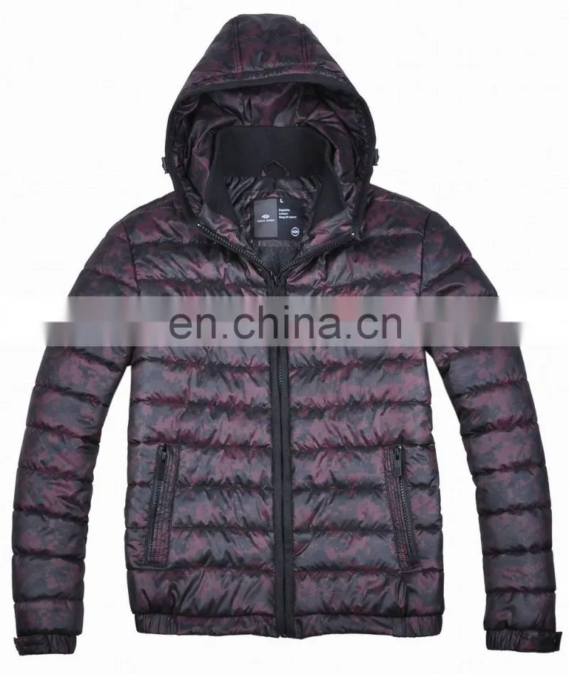 2015 lastest fashion thick handsome warm men camouflage coat