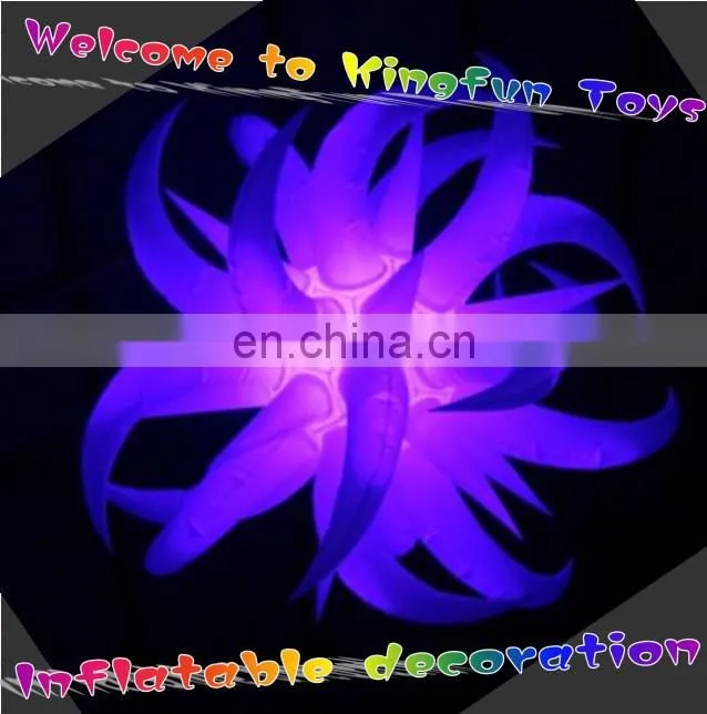 Celing inflatable clube star with LED