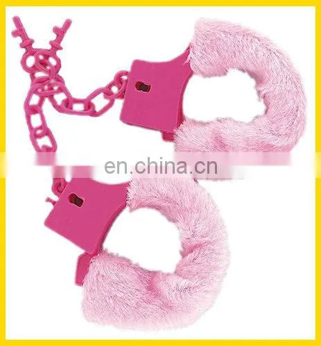 High quality night light soft handcuff plastic handcuffs police handcuff