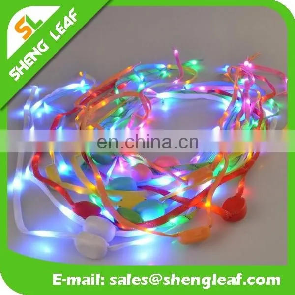 Fashionable led shoelace custom logo LED shoelace