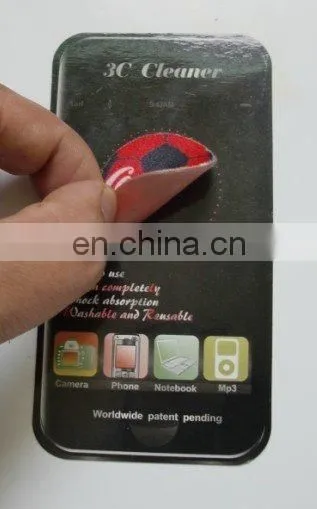 mobile phone screen wiper,sticky notes pad,cell phone sticky wiper cleaner