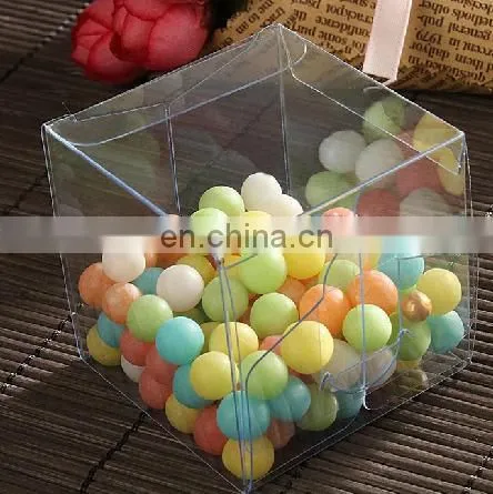 customized empty pvc candy box