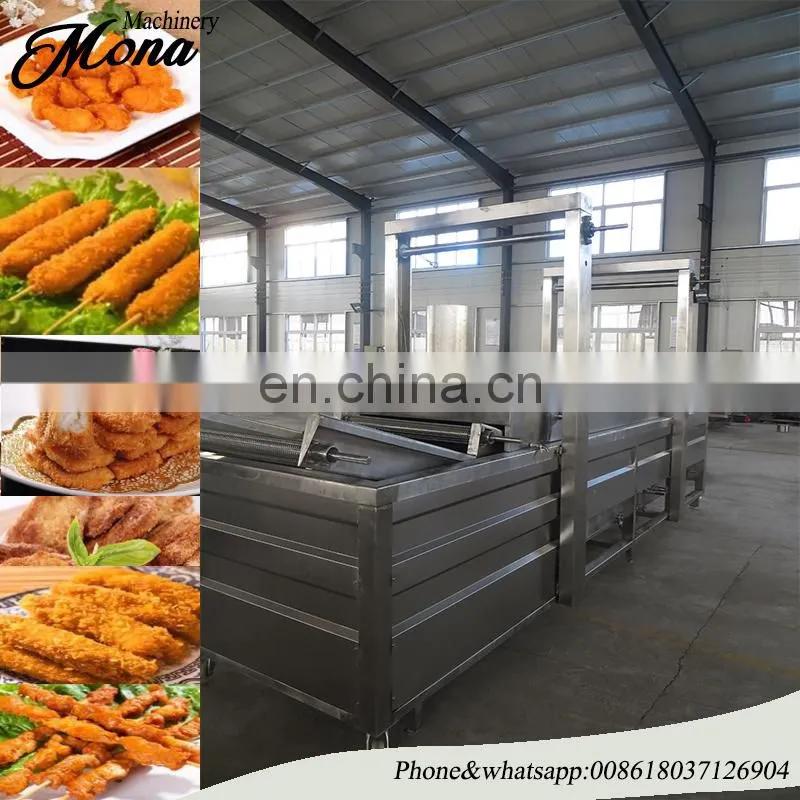 frying production line/vacuum frying machine /KFC fried food frying machine