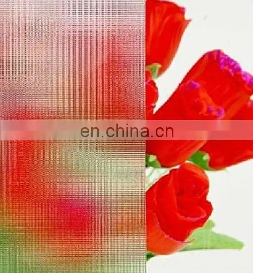 8MM 10MM CLEAR MORU MAP FLUTE FLAME PUZZLE FIGURED PATTERN GLASS