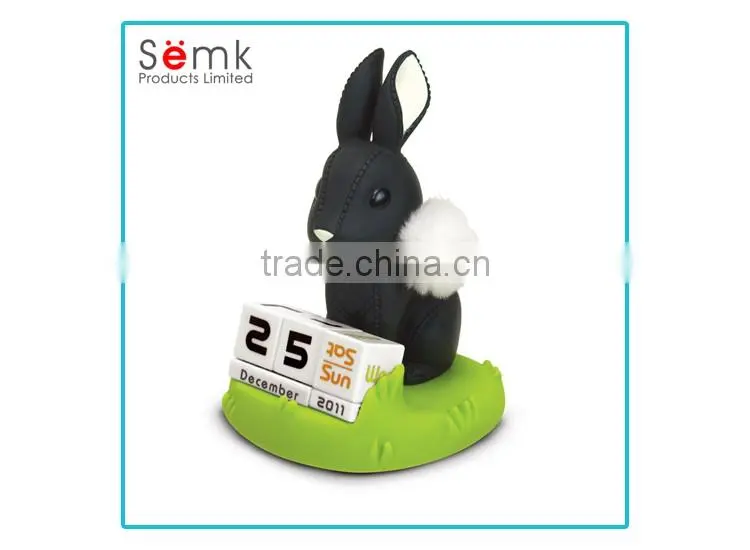 2016 custom made rabbit shape design calendar Chinese advent calendar on sale