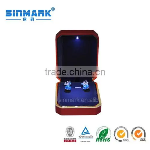 Jewelry boxes wholesale lighted ring box jewelry storage