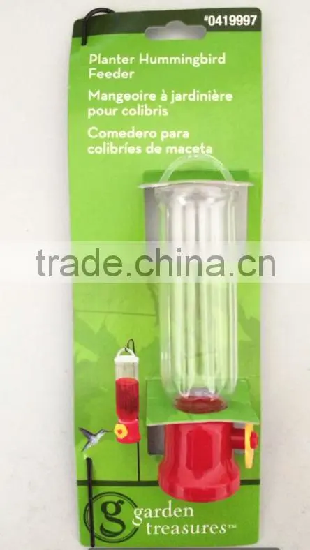 Cheap simple control wild bird feeding plastic bird watering cup