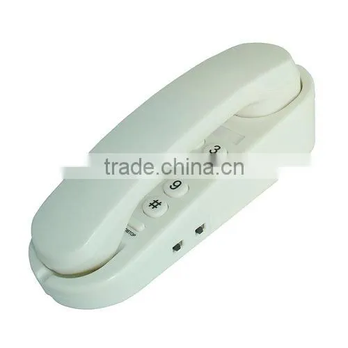 fancy corded decorative slim telephone for hotel bathroom
