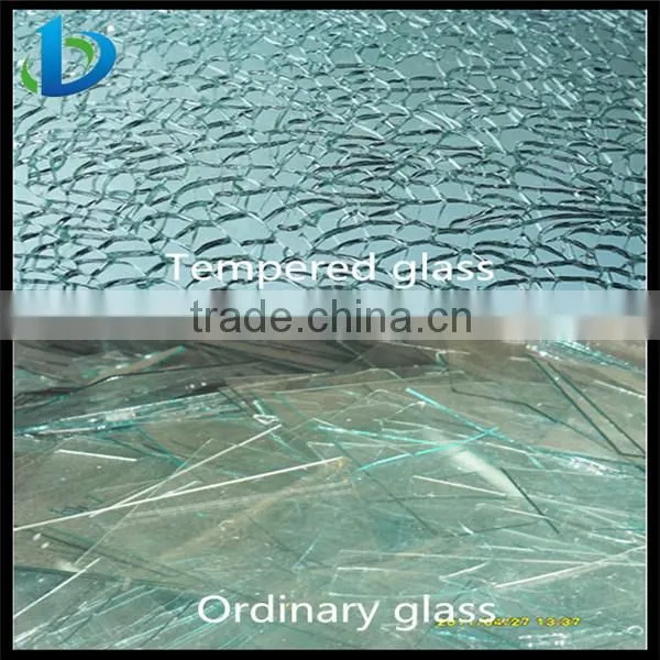 China manufactures tempered table top glass teapoy table price