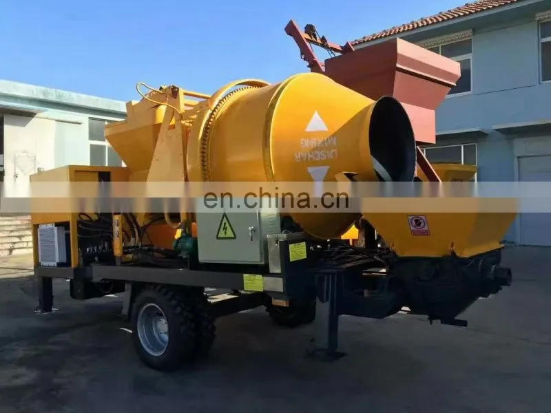 best quality portable diesel / electric concrete mixer mixing machine with pump price