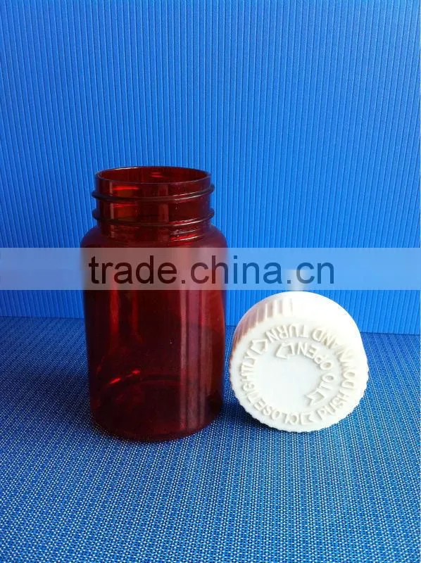 100ml pet amber soild tablet bottle