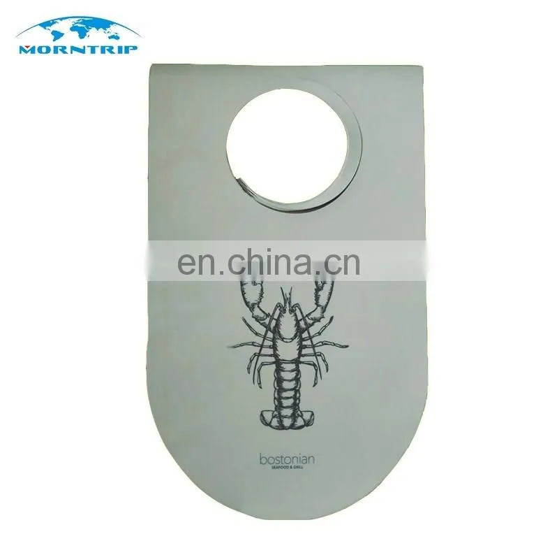 Restaurant Bibs Disposable Plastic+Paper Apron Bibs For Adults