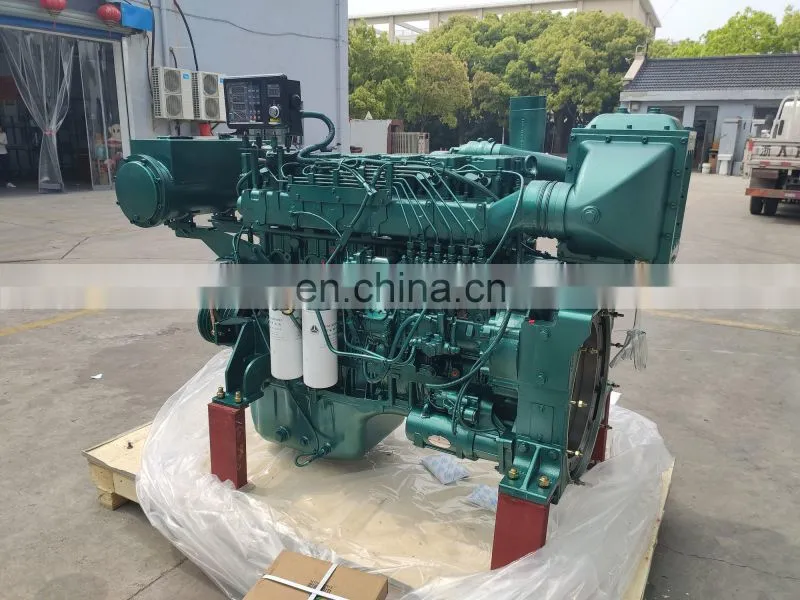 D12.25C01 original AND HIGH POWER 297kw water cooling sinotruk moteur marin baudouin