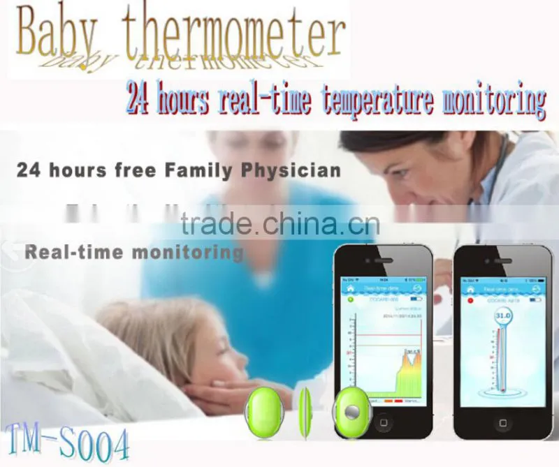 Novelty Bluetooth Smart Thermometer Intelligent Monitor for Babies