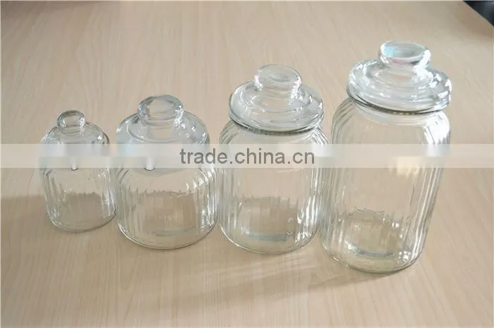 tall clear food container glass jar