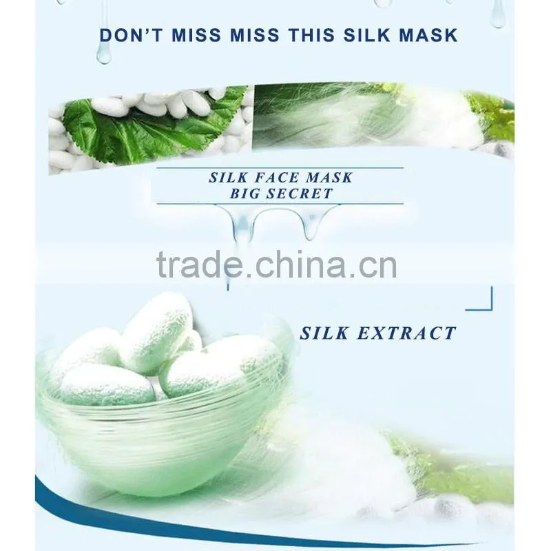 high quality silk face mask for whitening skin and whole effect hydrating