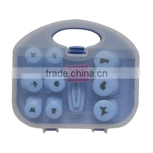 Craft paper punch set, novelty different pattern plastic craft punch set