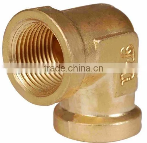 pulbing elbow tee brass fitting