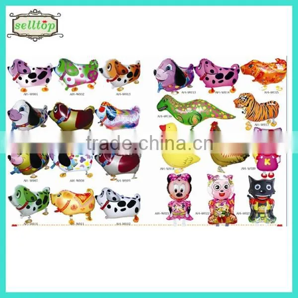 2014 high quality different size foil illuminated balloons